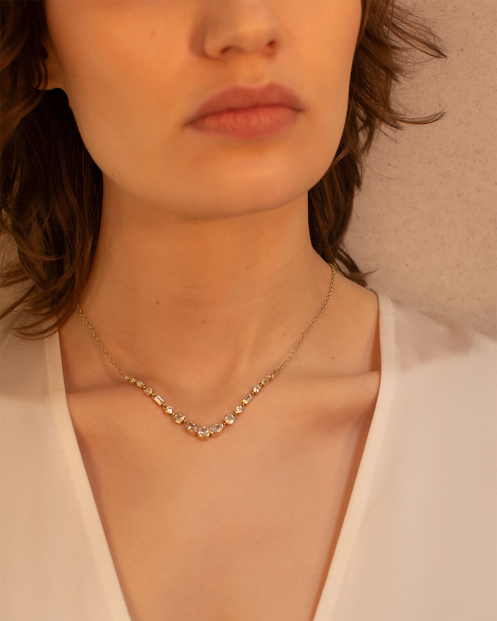 Vega Diamond Necklace