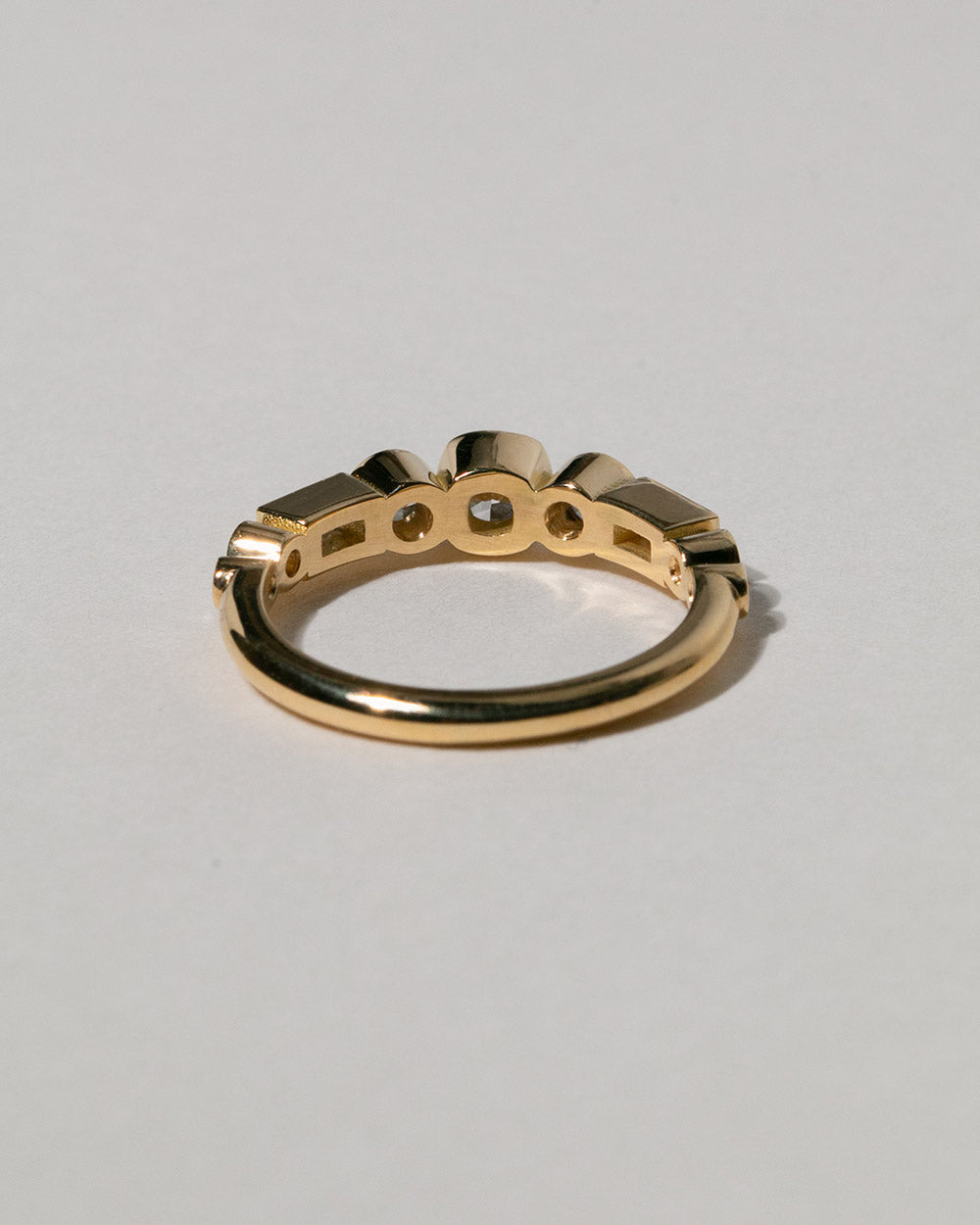 Back view of 9 Ct solid gold Vega Diamond Ring.