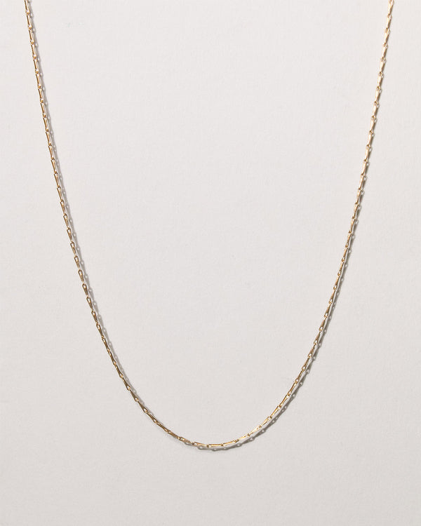 Solid Gold Wheat Chain Necklace