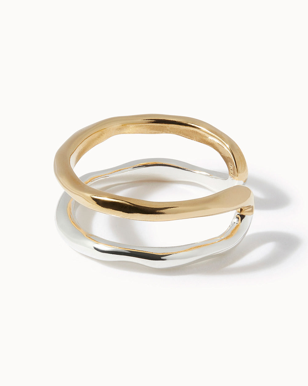 Solid Gold Lava Adjustable Ring