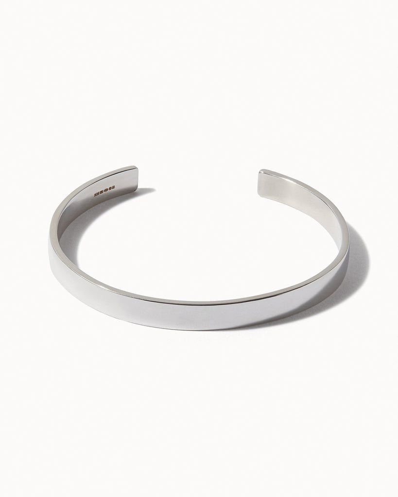 925 Recycled Sterling Silver Everyday Bracelet handmade in London by Maya Magal sustainable jewellery brand