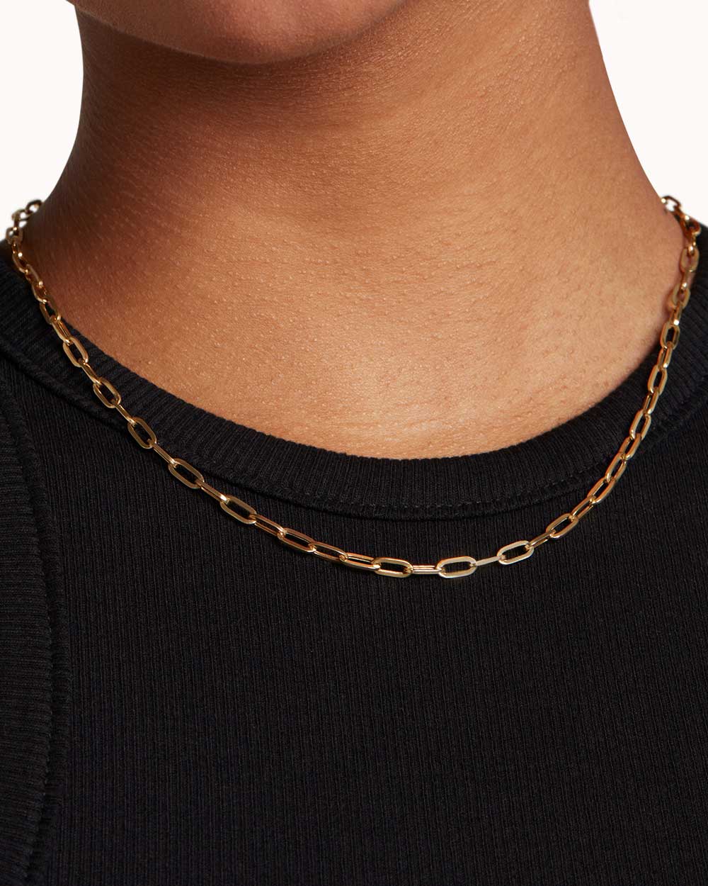Paper Clip Chain Necklace – Rhea Noa Jewelry